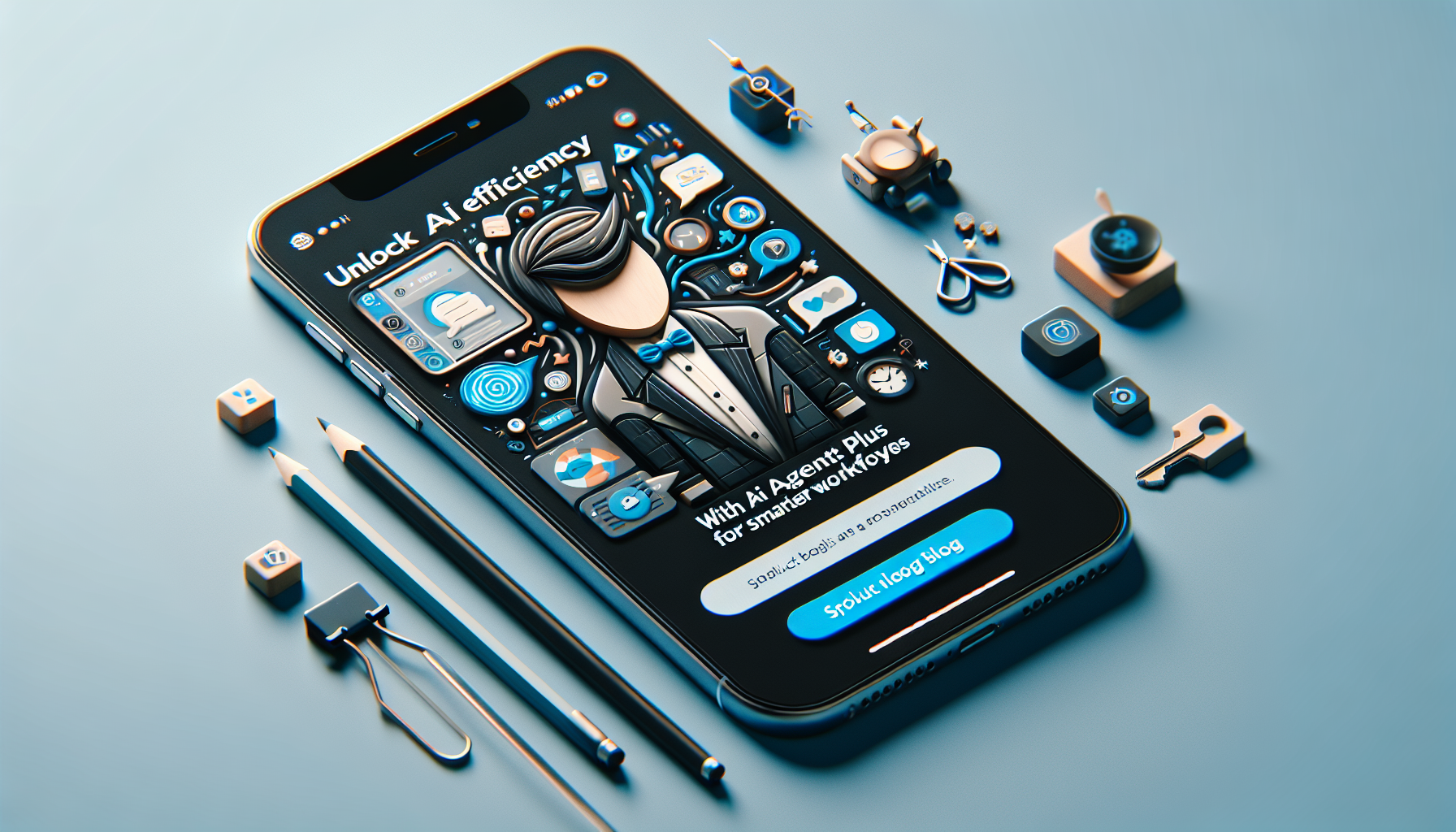 Ілюстрація до статті: Unlock AI Efficiency on iOS with Chat AI Agent Plus for Smarter Workflows