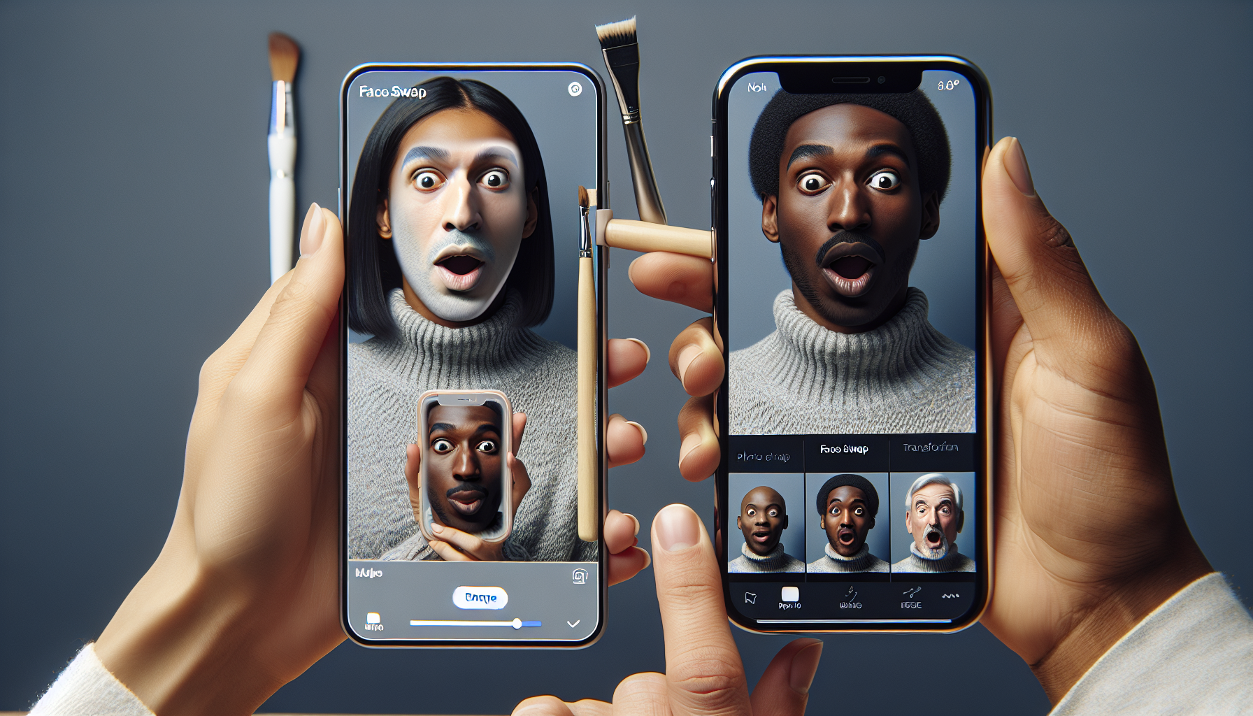 Ілюстрація до статті: PhotoPic Review How Face Swap and AI Tools Transform Your Photos on iOS